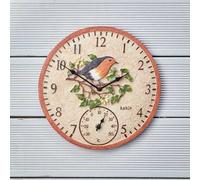 Marco Paul Robin Wall Clock & Thermometer