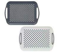Marco Paul Rubber Grip Surface Top & Bottom Plastic Tray in White Marco Paul White
