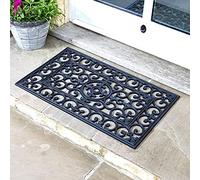 Marco Paul Rubber Non-slip Doormat in Black | Size: Medium Marco Paul Black Medium