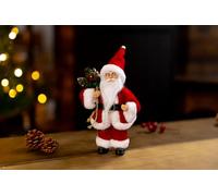 Marco Paul Interiors Traditional 27cm Standing Santa Claus Christmas Decorations Indoor Home Xmas decorations Festive Figure Father Christmas Ornaments Santa Xmas Festive Decor