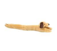 Marco Paul Sausage dog door draft excluder door stoppers - draught excluder for bottom of door draft excluder for windows heat saver for home Decorative wind stopper 85cm novelty door stops(Beige)