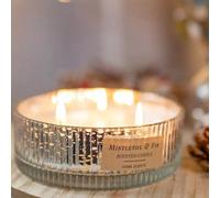 Marco Paul Scented 3 Wick Candle - Mistletoe & Fir
