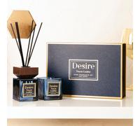 Marco Paul Scented Candle & Diffuser Set - Tuscan Leather