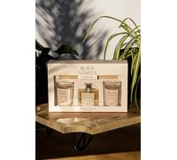 MMarco Paul Diffuser and Candle Gift Sets Cotton Cedarwood Vanilla Amber Candle Sets Gifts Home Decor for the House Scented Candles (Black Vanilla, Diffuser Set)