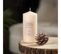 Marco Paul Scented Candle Gift Set Tea Light Small Long Burning Candles 30 Hour Burning Candle Sets Ornament Centrepiece Wedding Party Gifts (Large Pillar Candle, Fresh Cotton)