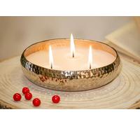 Marco Paul Silver Dimpled 3 Wick Candle Scented Candles Home Fragrance Marco Paul Silver