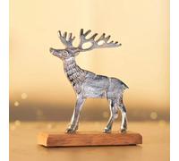 Marco Paul Silver Reindeer Christmas Decoration