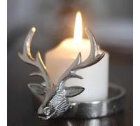 Marco Paul Silver Stag Tealight Candle Holder