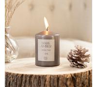 Marco Paul Small Scented Pillar Candle - Dark Amber