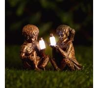 Marco Paul Solar Bronze Effect Statues Boy Ornament Marco Paul Bronze