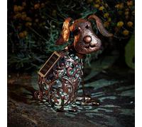 Marco Paul Solar Led Dog Silhouette Garden Ornament