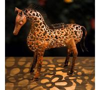 Marco Paul Solar Led Horse Silhouette Garden Ornament