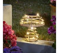 Marco Paul Solar Mushroom LED Garden Light in Light Brown | Size: 15 cm Marco Paul Light Brown 15 cm