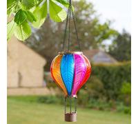 Marco Paul Solar Powered Led Hot Air Balloon Hanging Lantern Decoration