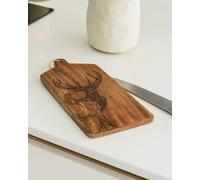 Marco Paul Wooden Cheese Board with Stag Design Cutting Board Rustic Serving Platter Kitchen Serving Tray for Cheese, Crackers, Meat, Snacks Charcuterie Board Gifts for Food Cheese Lovers