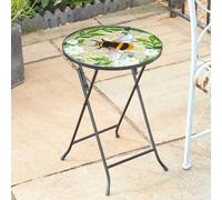 Marco Paul Stained Glass Bee Pattern Glass Table