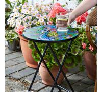 Marco Paul Stained Glass Peacock Table