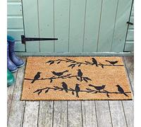 Marco Paul Tan Coir Birds Patterned Nonslip Doormat 45x75cm | Size: Medium Marco Paul Multicolor Medium