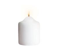 Marco Paul Traditional Ivory Church Pillar Candle 8Cm