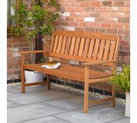 Marco Paul Traditional Wooden Garden Bench - 3-Seater
