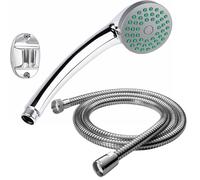 Marco Paul Universal Shower Head Chrome with Hose & Fittings in Silver Marco Paul Silver