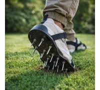 Marco Paul Universal Strap On Lawn Aerator Shoes in Black Marco Paul Black