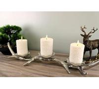Marco Paul Deer Antler Pillar Candle Holder Living Room Accessories Decorative Home Accessories Candles Ornaments For Living Room Tea Light Candle Holders Table Centrepiece
