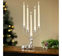 Marco Paul Stag Candle Holder Living Room Accessories Decorative Home Accessories Fits 5 Taper Candles Ornaments For Living Room Tea Light Candle Holders Christmas Table Centrepiece Accessory
