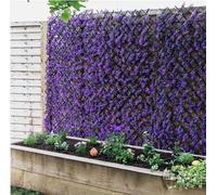 Marco Paul Violet Trellis Topiary Trellis Purple Leaves & Flowers Artificial Marco Paul Purple