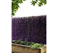 Garden Mile Violet Screening Panel Fence Privacy Screen for Garden Artificial Trellis Living Wall Panel Topiary Expandable Climbing Plant Panel 180x90cm