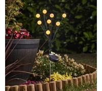 Marco Paul Warm White 8-Stem Solar Stake Light