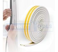 Marco Paul White 5M Rubber Seal Strip Draught Excluder