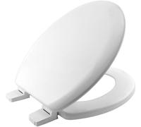Marco Paul White Toilet Seat Soft Padded Wooden Soft Close 18" Marco Paul White