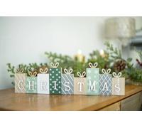 Marco Paul Wooden Christmas Sign Decoration Marco Paul Multicolor