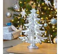 Marco Paul Traditional metal Gold Christmas Tree Decoration Finish - Freestanding Christmas Decorations Your Own Tree Christmas Ornaments Vintage Style Festive Xmas Home Decor
