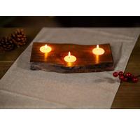 Marco Paul Wooden Tealight Candle Holder in Natural Marco Paul Natural