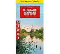Marco Polo Netherlands Travel Map: Detailed Tourist Map with Top Sights (Folded Map): Straßenkarte und Autokarte mit sehenswerten Strecken, Highlights und digitaler Erweiterung (Marco Polo Maps)