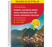MARCO POLO Reiseatlas Österreich, Liechtenstein, Südtirol 1:200.000: mit Europa 1:4,5 Mio.