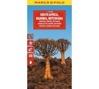 Marco Polo South Africa, Namibia & Botswana Road Map: Travel Map for Road Trips