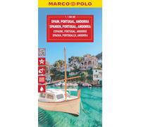Marco Polo Spain & Portugal Road Map: Travel Map for Road Trips with Top Sights and Scenic Routes (Folded Map): Wegenkaart Schaal 1 : 1.000.000 (Marco Polo Maps)