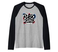 Marco Rubio 2028 President Election Political Modern Raglan Baseball Tee