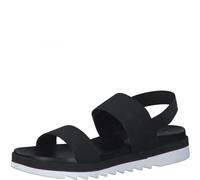 Marco Tozzi Women's 2-2-28413-38 Flat Sandal, Black, 4 UK
