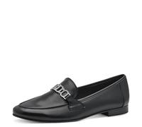 MARCO TOZZI by Guido Maria Kretschmer Women's Elegant Leather Slippers, Black (Black Nappa), 8.5 UK