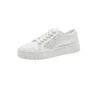 MARCO TOZZI by Guido Maria Kretschmer Women's Flat Trainers with Laces Platform, White, 7 UK