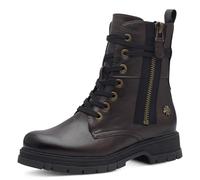 MARCO TOZZI by Guido Maria Kretschmer Women's Lace-Up Faux Leather Ankle Boots with Zip, mocha, 8 UK