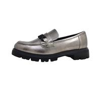MARCO TOZZI by Guido Maria Kretschmer Women's Loafers Without Heel Elegant with Block Heel, Grey (Pewter), 8 UK