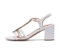 MARCO TOZZI Women's Sandale mit Absatz 2-88300-44 Heeled, White, 6.5 UK