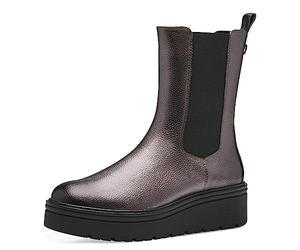 MARCO TOZZI Damen Chelsea Boots aus Kunstleder Plateau