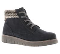 Marco Tozzi Maizie Women's Dark Navy Ankle Boots, Size: 3