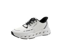 MARCO TOZZI Men's Sneaker Removable Footbed Lightweight Elastic Lacing Stylish, White (White), 8 UK